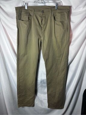 Levi's Olive Green Straight Leg Chinos
